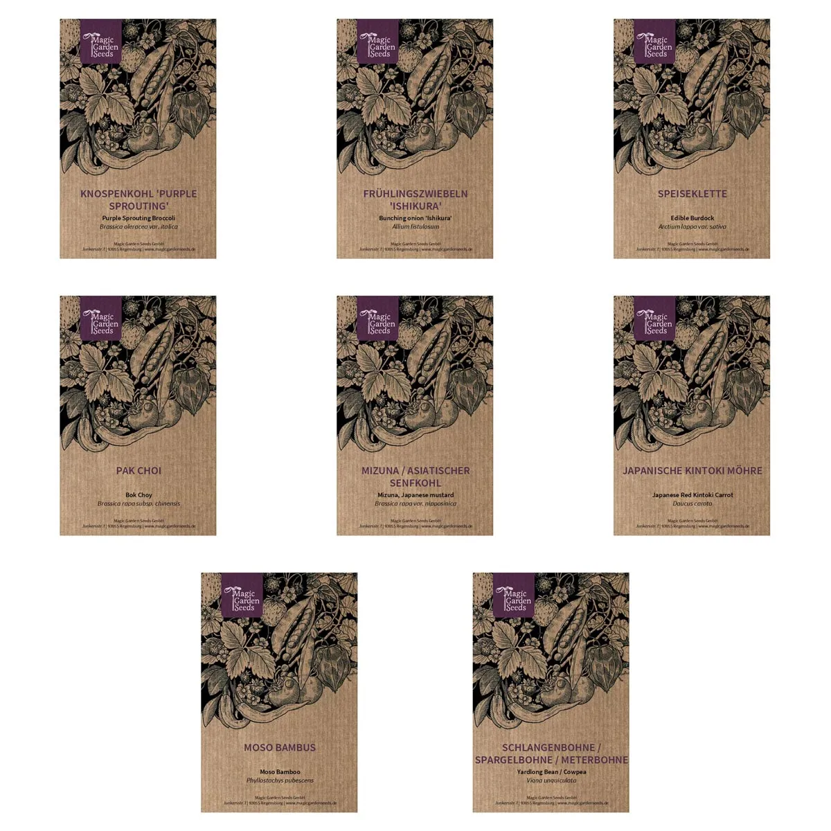 Asia-Gemüse-Sortiment - Samenset