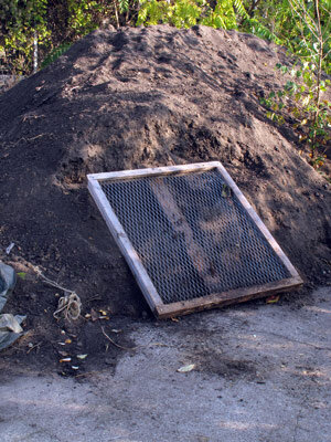 Compost dopo la setacciatura