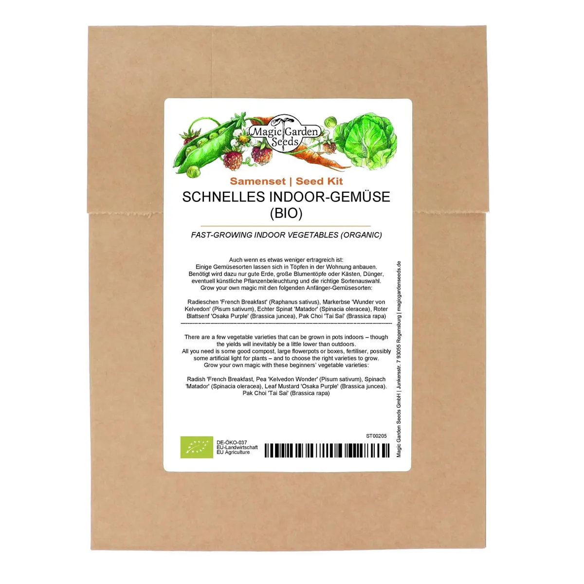Schnelles Indoor-Gemüse (Bio) - Samenset