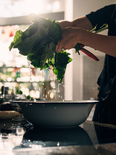 Lavare l'insalata