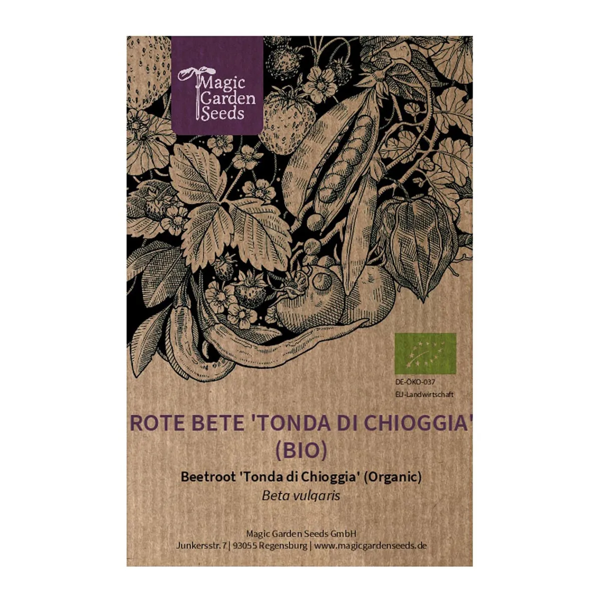 Rote Bete 'Tonda di Chioggia' (Beta vulgaris) Bio Saatgut