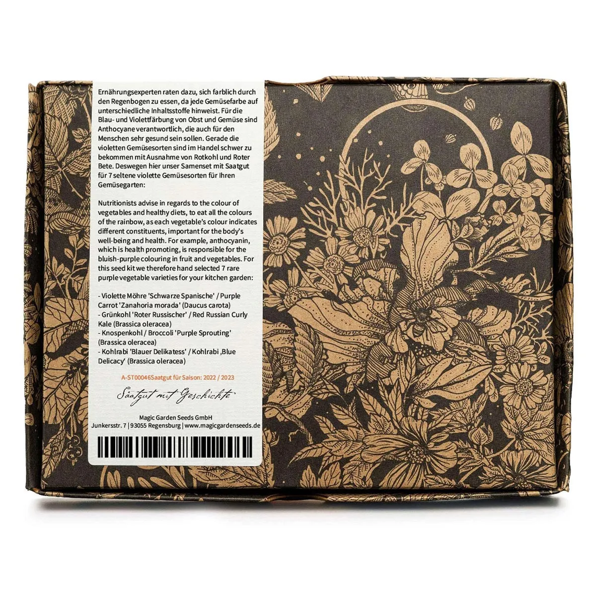 Violettes Gemüse - Samen-Geschenkset