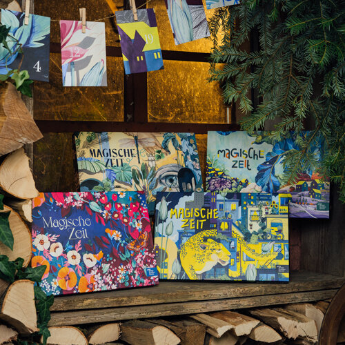 4 different Organic Seed Advent Calendars