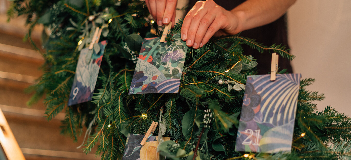 Adventskalender dekorieren