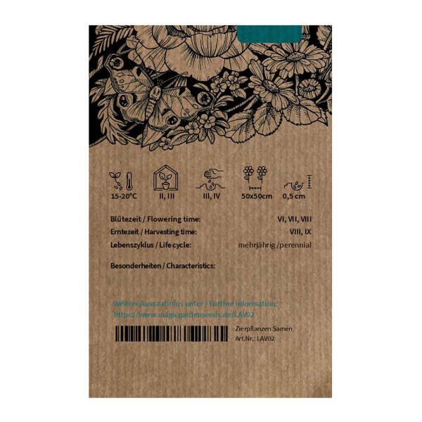 Lavandula Stoechas - Lavande à Toupet, Papillon - Arbrisseau Aromatique - Foto 10