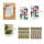 Bustine regalo - Splendore floreale - 40 bustine di carta colorate / bustine piatte con 8 diversi motivi