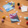 Bustine regalo - Mondo incantato - 40 bustine di carta colorate / bustine piatte con 8 diversi motivi