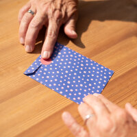 Bustine regalo - Gioco di Colori - 40 sacchetti di carta colorati / sacchetti piatti con 8 diversi motivi