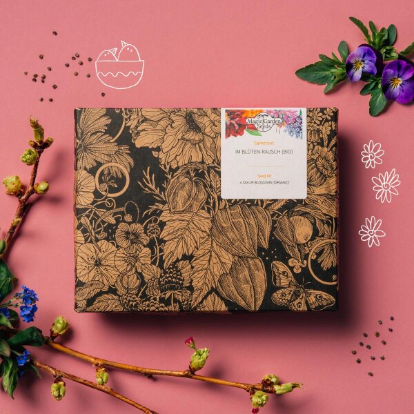Un trionfo di fiori (biologico) - Set regalo di semi