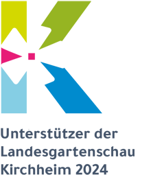Logo dell'Esposizione Statale dei Giardini di Kirchheim 2024